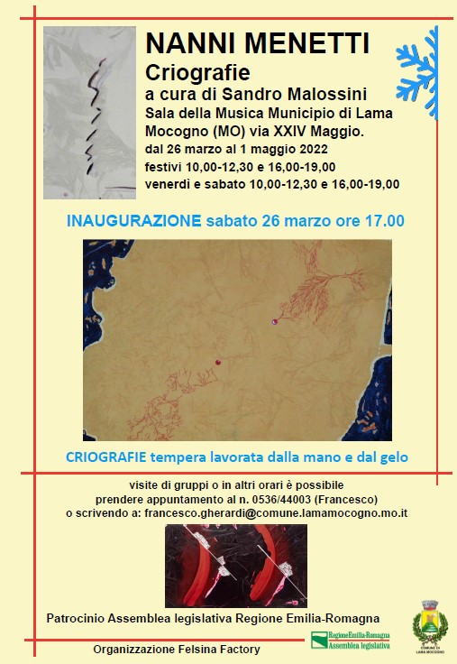 Nanni Menetti - Criografie a cura di Sandro Malossini
