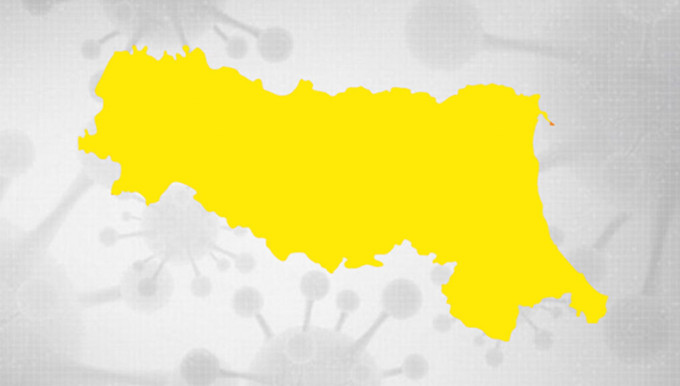 Regione Emilia Romagna classificata in zona gialla dal 26 aprile 2021