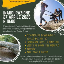 Escursione al Ponte del Diavolo il 27 aprile 2025 con inaugurazione del progetto La Montagna per tutti, Davvero!