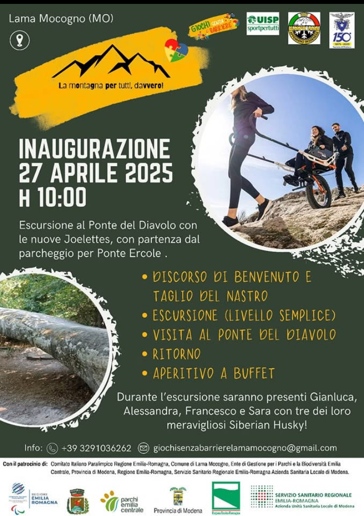 Escursione al Ponte del Diavolo il 27 aprile 2025 con inaugurazione del progetto La Montagna per tutti, Davvero!