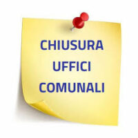 Chiusura uffici comunali